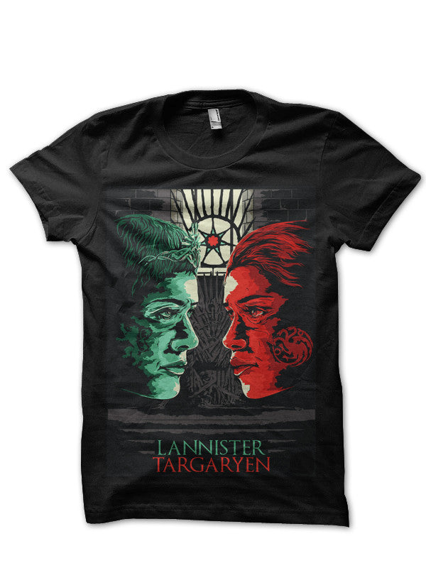 Targaryen Vs Lannister Black T-Shirts, Hoodie, Sweatshirt - T-Shirt, Sweatshirt, Hoodie