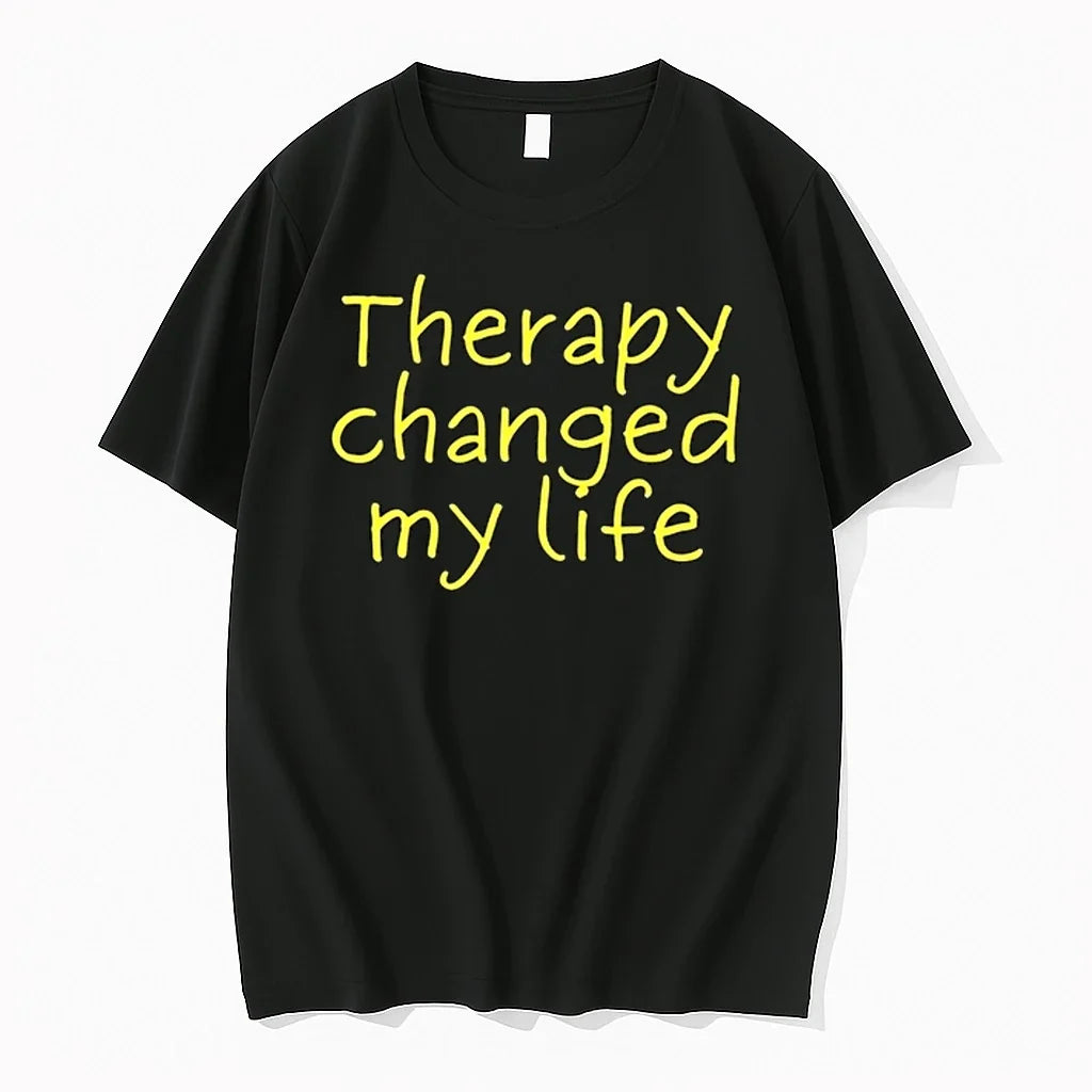 Therapy Changed My Life 0 Tshirts Sweater Unisex T-shirt, Sweatshirt, Hoodie, Long Sleeve Tee - T-Shirt, Sweatshirt, Hoodie