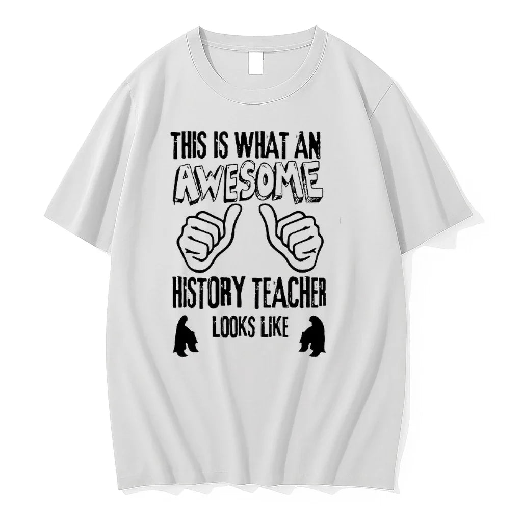 This Is What An Awesome History Teacher Looks Like 0 Tshirts Sweater Unisex T-shirt, Sweatshirt, Hoodie, Long Sleeve Tee - T-Shirt, Sweatshirt, Hoodie