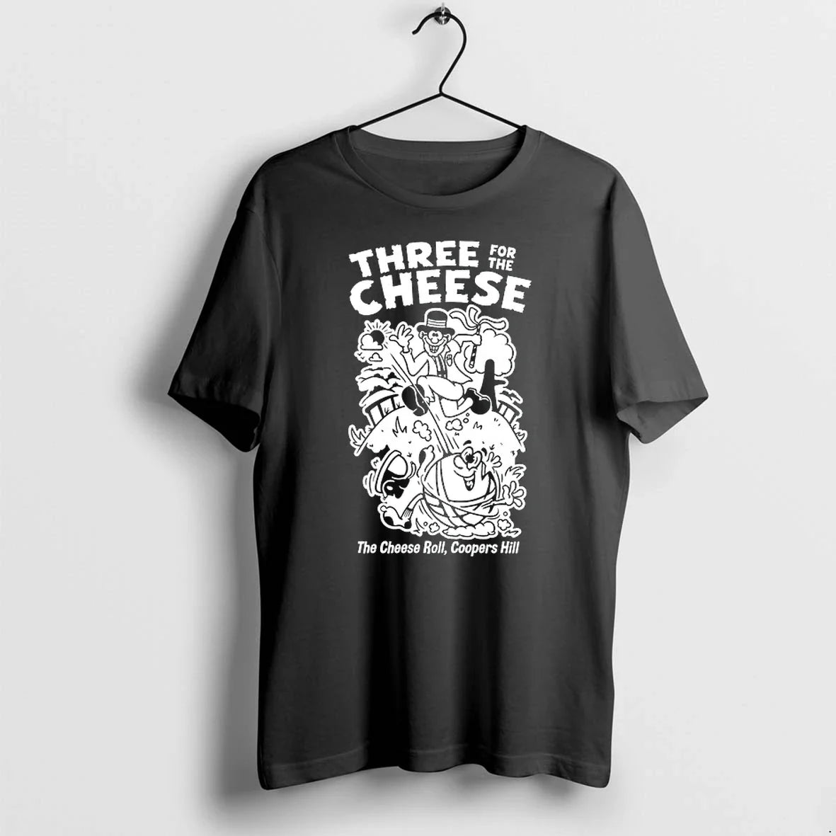 Three For The Cheese The Cheese Roll Coopers Hill Funny 0 Tshirts Sweater Unisex T-shirt, Sweatshirt, Hoodie, Long Sleeve Tee - T-Shirt, Sweatshirt, Hoodie
