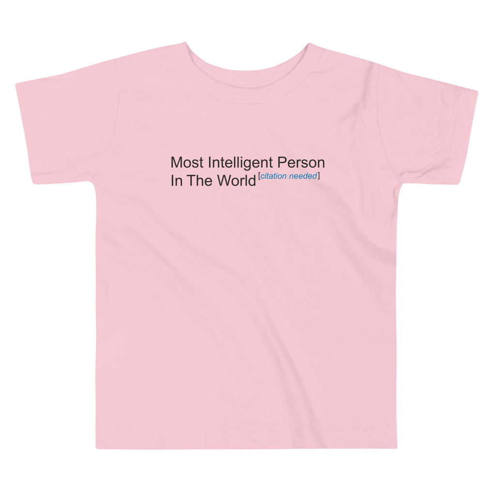 Most Intelligent Person World Citation Needed Kid'S T-Shirts, Hoodie, Sweatshirt - T-Shirt, Sweatshirt, Hoodie