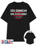 Jose Ramirez #11 Cleveland Guardians 50 percent Dominican 50 percent Clevelander signature shirt - T-Shirt, Sweatshirt, Hoodie