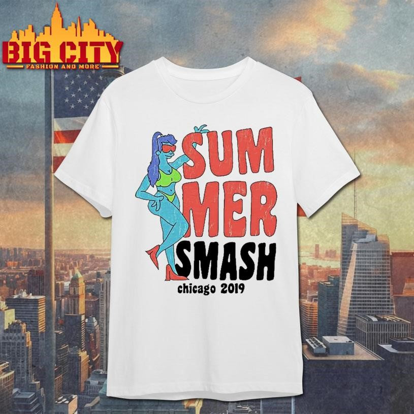 ummer Smash Summer Smash 2019 Line Up Shirt Unisex T-shirt, Sweatshirt, Hoodie, Long Sleeve Tee - T-Shirt, Sweatshirt, Hoodie
