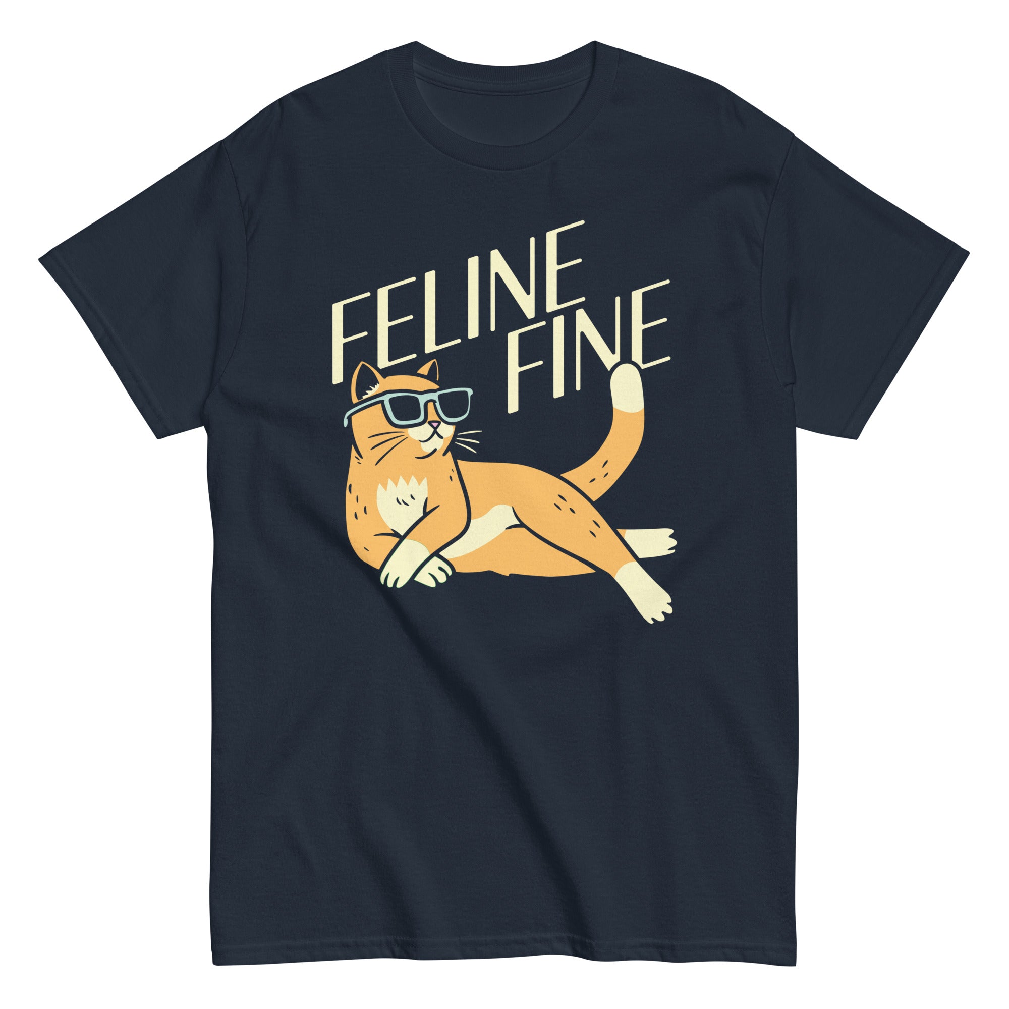Feline Fine Classic T-Shirts, Hoodie, Sweatshirt - T-Shirt, Sweatshirt, Hoodie