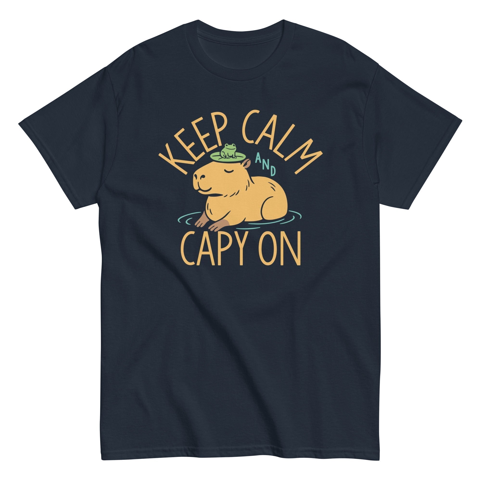 Keep Calm Capy Classic T-Shirts, Hoodie, Sweatshirt - T-Shirt, Sweatshirt, Hoodie