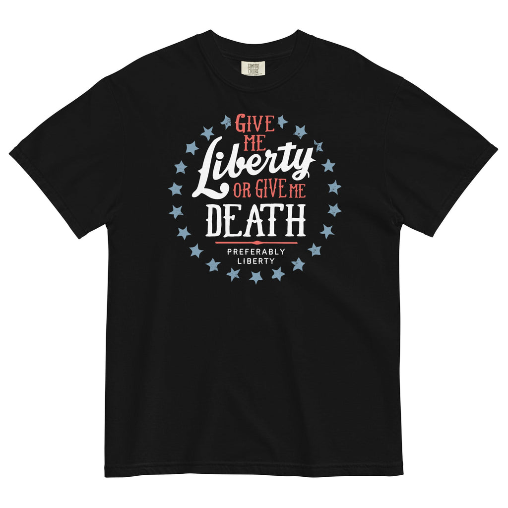Liberty Death Preferably Liberty Relaxed Fit T-Shirts, Hoodie, Sweatshirt - T-Shirt, Sweatshirt, Hoodie