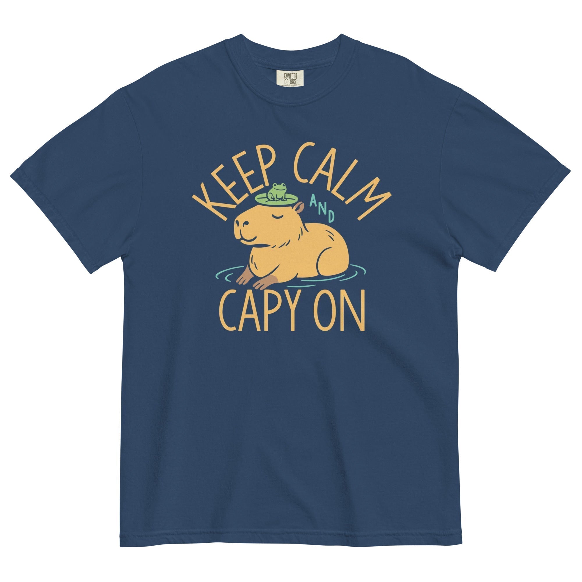 Keep Calm Capy Relaxed Fit T-Shirts, Hoodie, Sweatshirt - T-Shirt, Sweatshirt, Hoodie