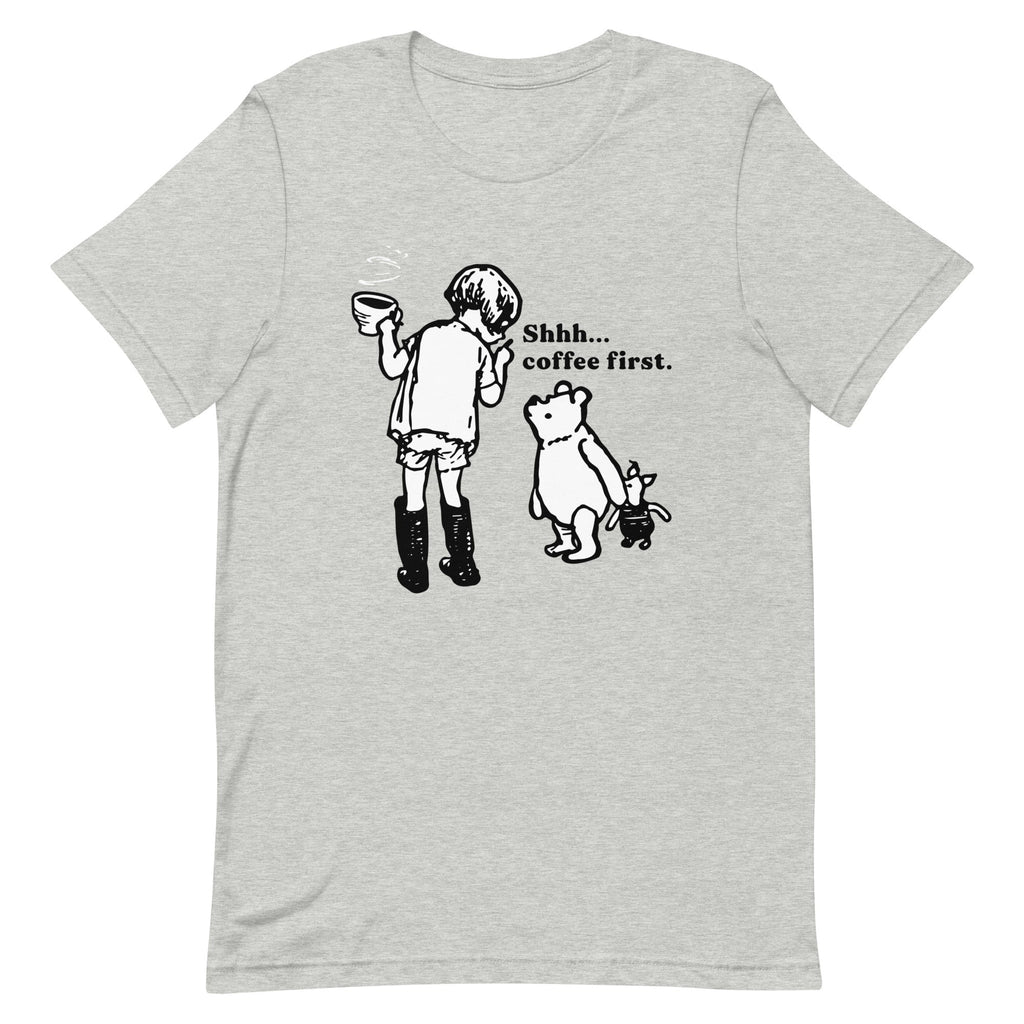 Shhh Coffee First Signature T-Shirts, Hoodie, Sweatshirt - T-Shirt, Sweatshirt, Hoodie