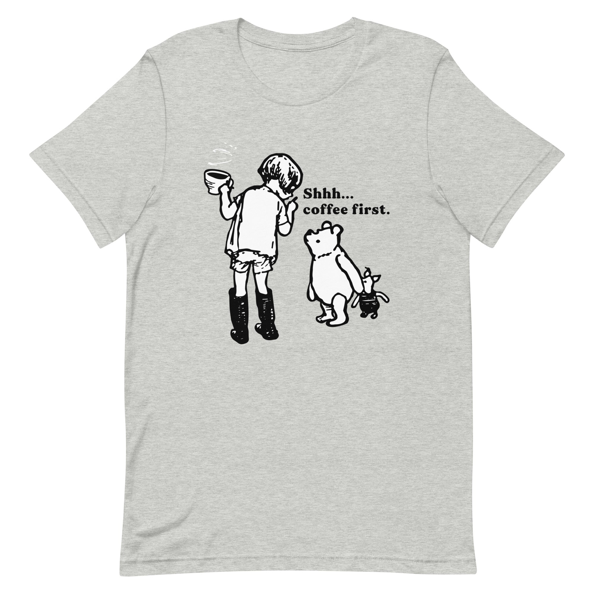 Shhh Coffee First Signature T-Shirts, Hoodie, Sweatshirt - T-Shirt, Sweatshirt, Hoodie