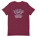 Try 2 More Times So That Your Failure Is Statistically Significant Signature T-Shirts, Hoodie, Sweatshirt - T-Shirt, Sweatshirt, Hoodie