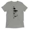 Space Ship Timeline Tri Blend T-Shirts, Hoodie, Sweatshirt - T-Shirt, Sweatshirt, Hoodie