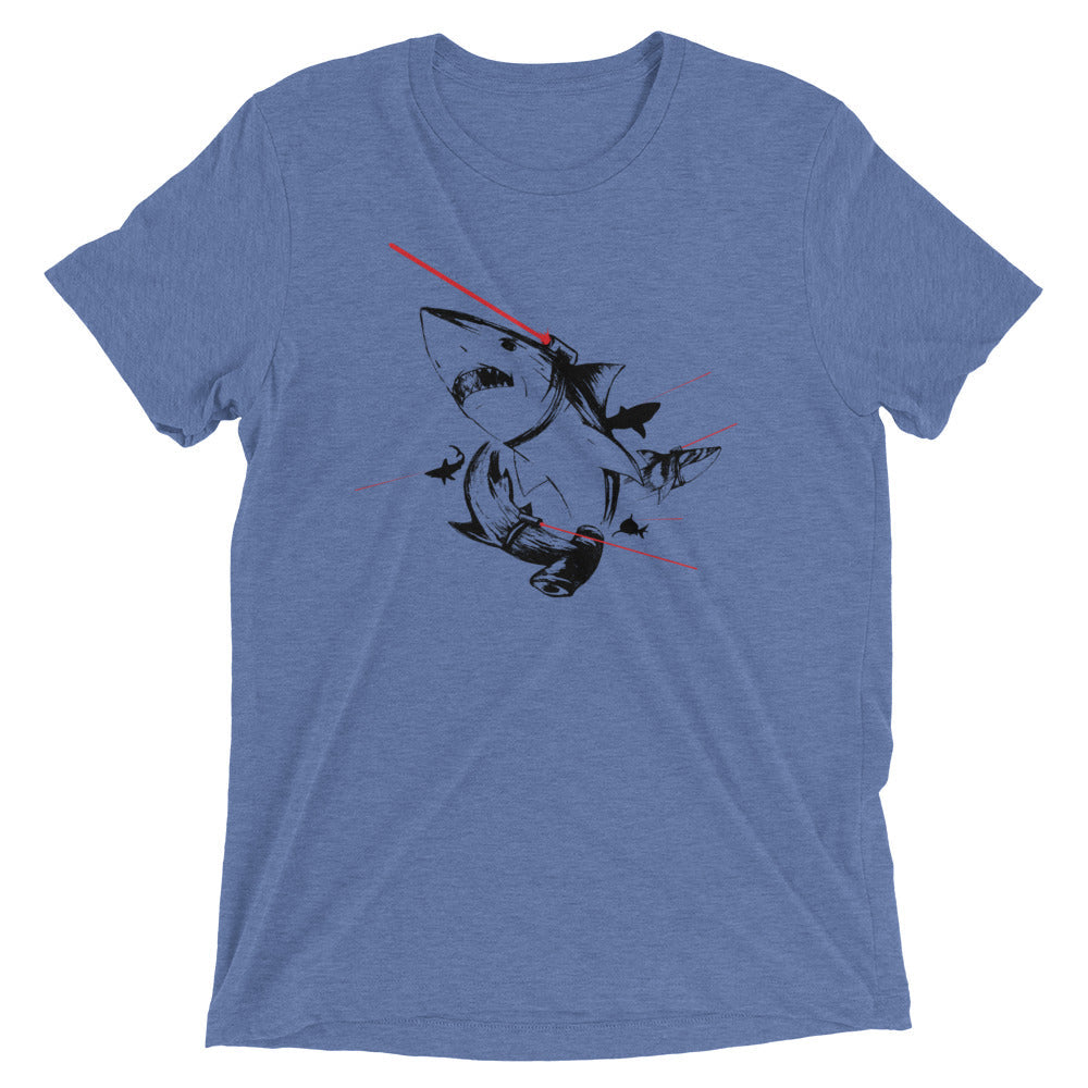Sharks Lasers Tri Blend T-Shirts, Hoodie, Sweatshirt - T-Shirt, Sweatshirt, Hoodie