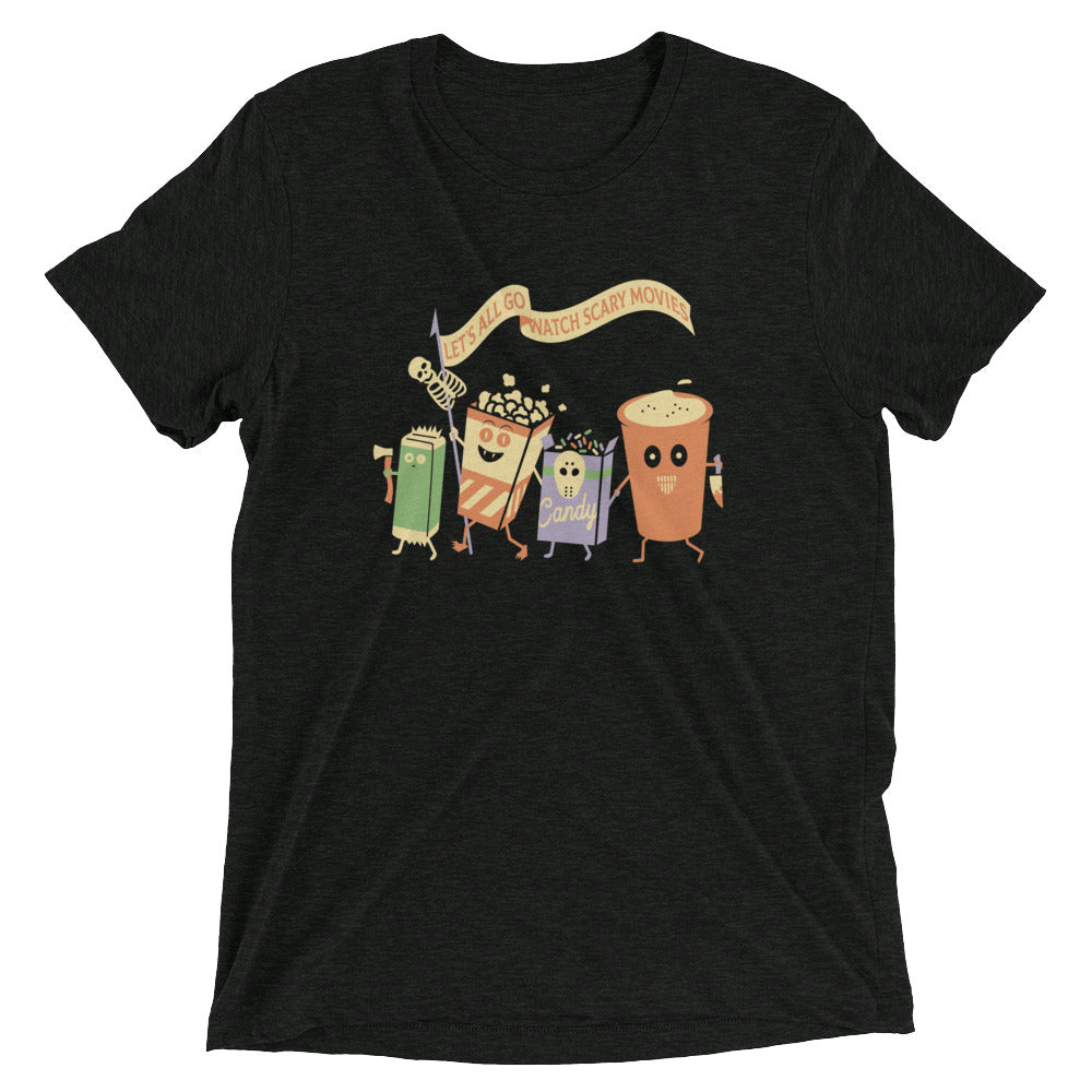 Let'S All Go Watch Scary Movies Tri Blend T-Shirts, Hoodie, Sweatshirt - T-Shirt, Sweatshirt, Hoodie