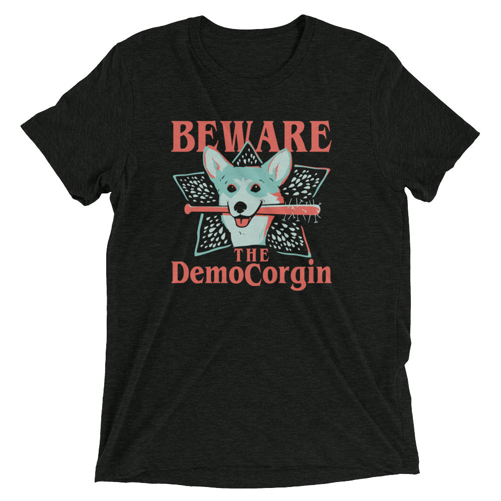 DemoCorgin Tri Blend T-Shirts, Hoodie, Sweatshirt - T-Shirt, Sweatshirt, Hoodie