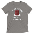 Da Clerb We All Canned Tri Blend T-Shirts, Hoodie, Sweatshirt - T-Shirt, Sweatshirt, Hoodie