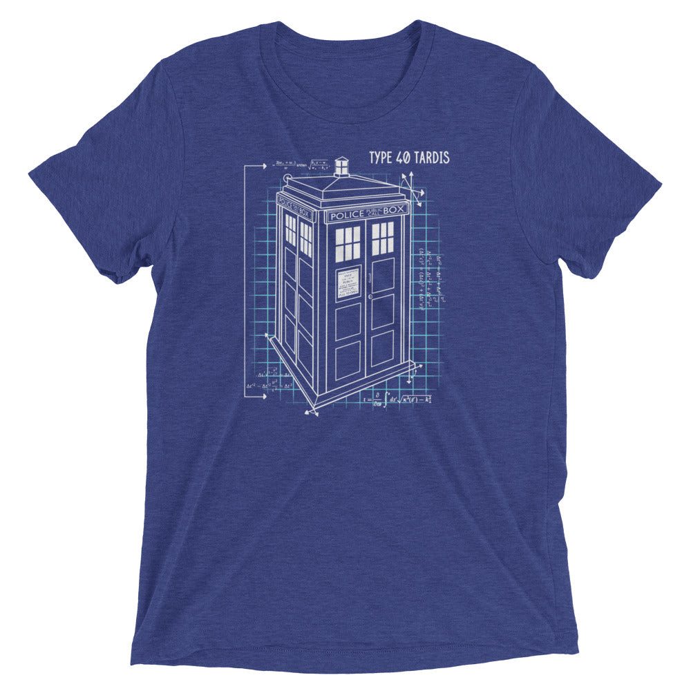 Type 40 Tardis Tri Blend T-Shirts, Hoodie, Sweatshirt - T-Shirt, Sweatshirt, Hoodie