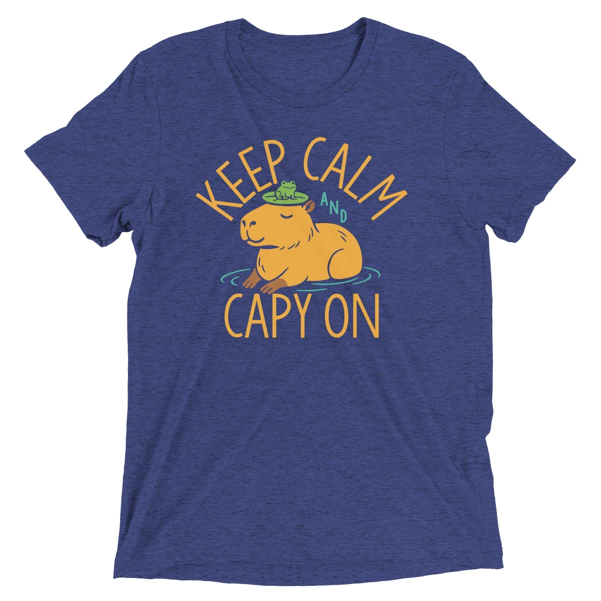 Keep Calm Capy Tri Blend T-Shirts, Hoodie, Sweatshirt - T-Shirt, Sweatshirt, Hoodie