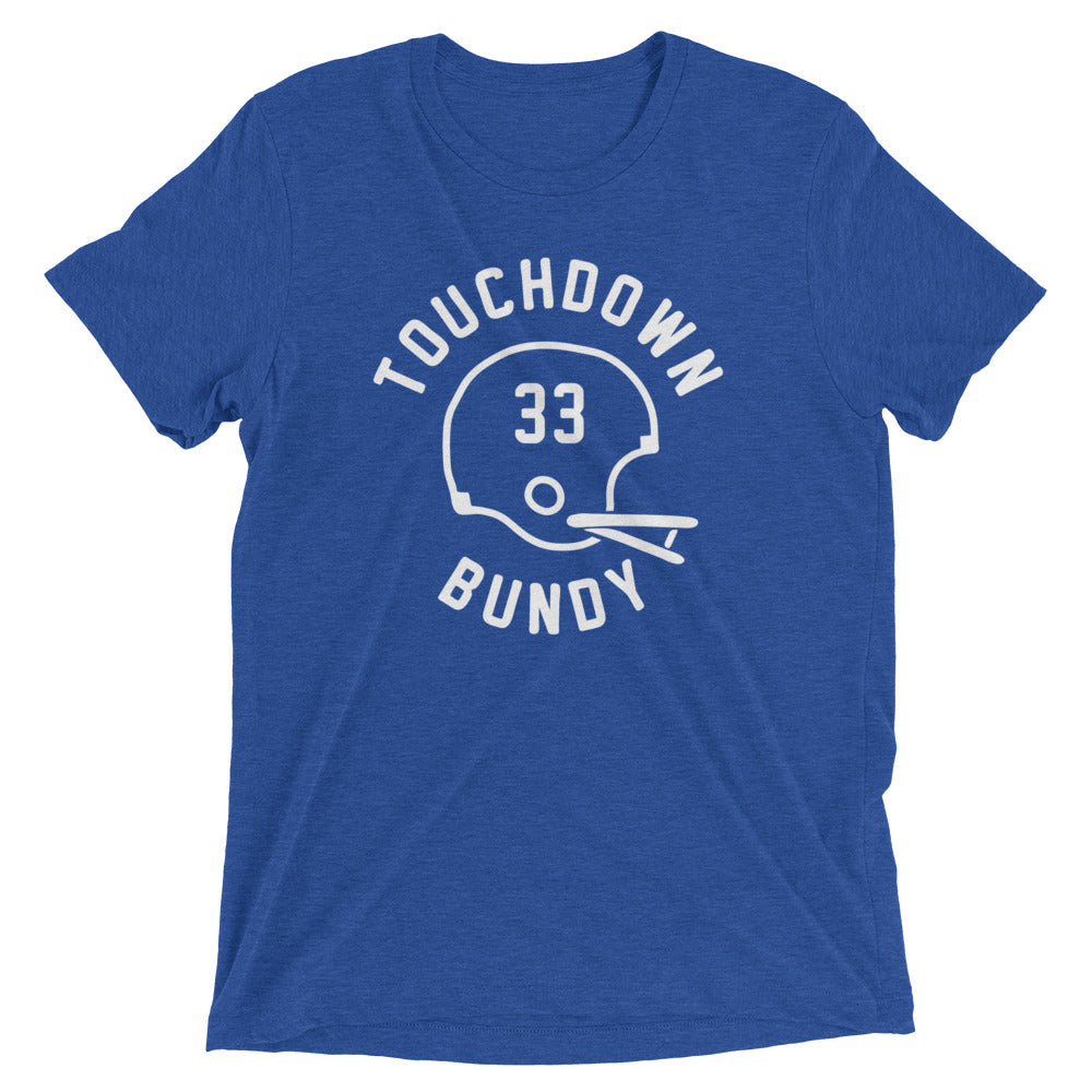 Touchdown Bundy Tri Blend T-Shirts, Hoodie, Sweatshirt - T-Shirt, Sweatshirt, Hoodie
