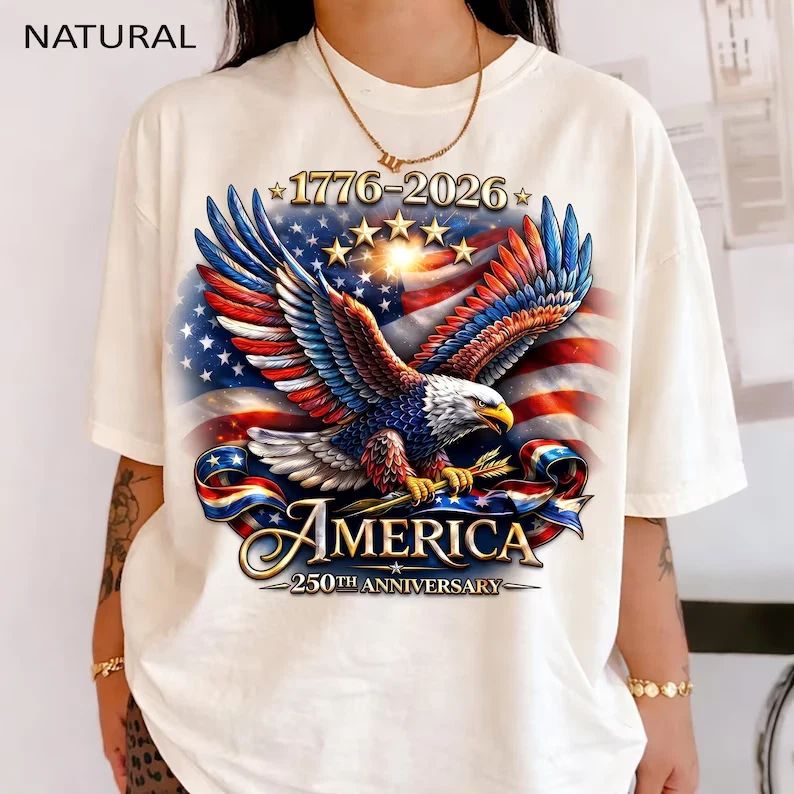 America 250th Anniversary America Patriotic Shirt,  USA 250 Years Shirt, T-shirt Unisex T-shirt, Sweatshirt, Hoodie, Long Sleeve Tee - T-Shirt, Sweatshirt, Hoodie