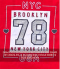 Brooklyn New York City 78 NYC USA shirt Unisex T-shirt, Sweatshirt, Hoodie, Long Sleeve Tee - T-Shirt, Sweatshirt, Hoodie