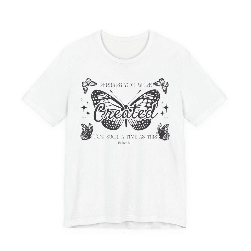Women T-shirt Created Butterfly Graphic tee Wrapped in Jesus back print. Unisex T-shirt, Sweatshirt, Hoodie, Long Sleeve Tee - T-Shirt, Sweatshirt, Hoodie
