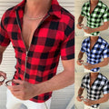 Men's Zipper Shirt Casual Shirts Short Sleeve Button Down Tops Blouse Unisex T-shirt, Sweatshirt, Hoodie, Long Sleeve Tee - T-Shirt, Sweatshirt, Hoodie