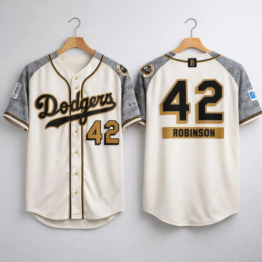 New!! LA Dodger Robinson Jersey 2026 Giveaway, Shirt for Fans Unisex T-shirt, Sweatshirt, Hoodie, Long Sleeve Tee - T-Shirt, Sweatshirt, Hoodie
