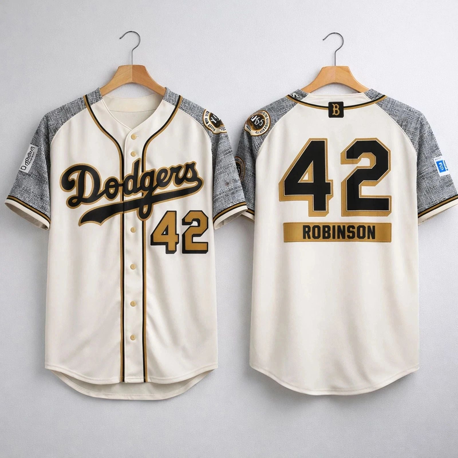 New!! LA Dodger Robinson Jersey 2026 Giveaway, Shirt for Fans Unisex T-shirt, Sweatshirt, Hoodie, Long Sleeve Tee - T-Shirt, Sweatshirt, Hoodie