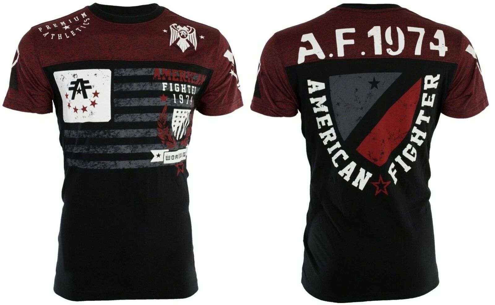 AMERICAN FIGHTER Nazareth Black Athletic Mens Crewneck T-shirt L-3XL NWT Unisex T-shirt, Sweatshirt, Hoodie, Long Sleeve Tee - T-Shirt, Sweatshirt, Hoodie