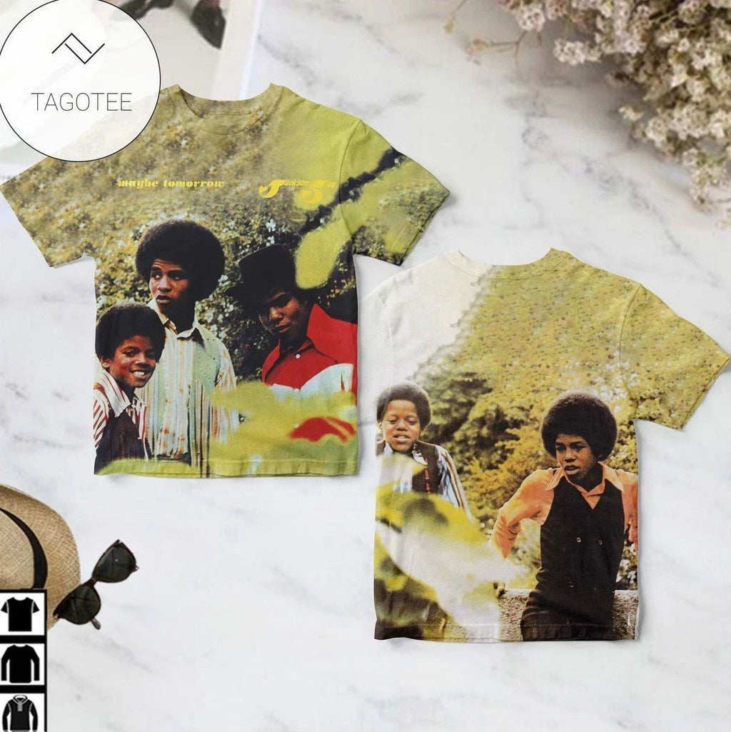 The Jackson 5 Maybe Tomorrow Album Cover AOP T-Shirt Unisex S-5XL Unisex T-shirt, Sweatshirt, Hoodie, Long Sleeve Tee - T-Shirt, Sweatshirt, Hoodie