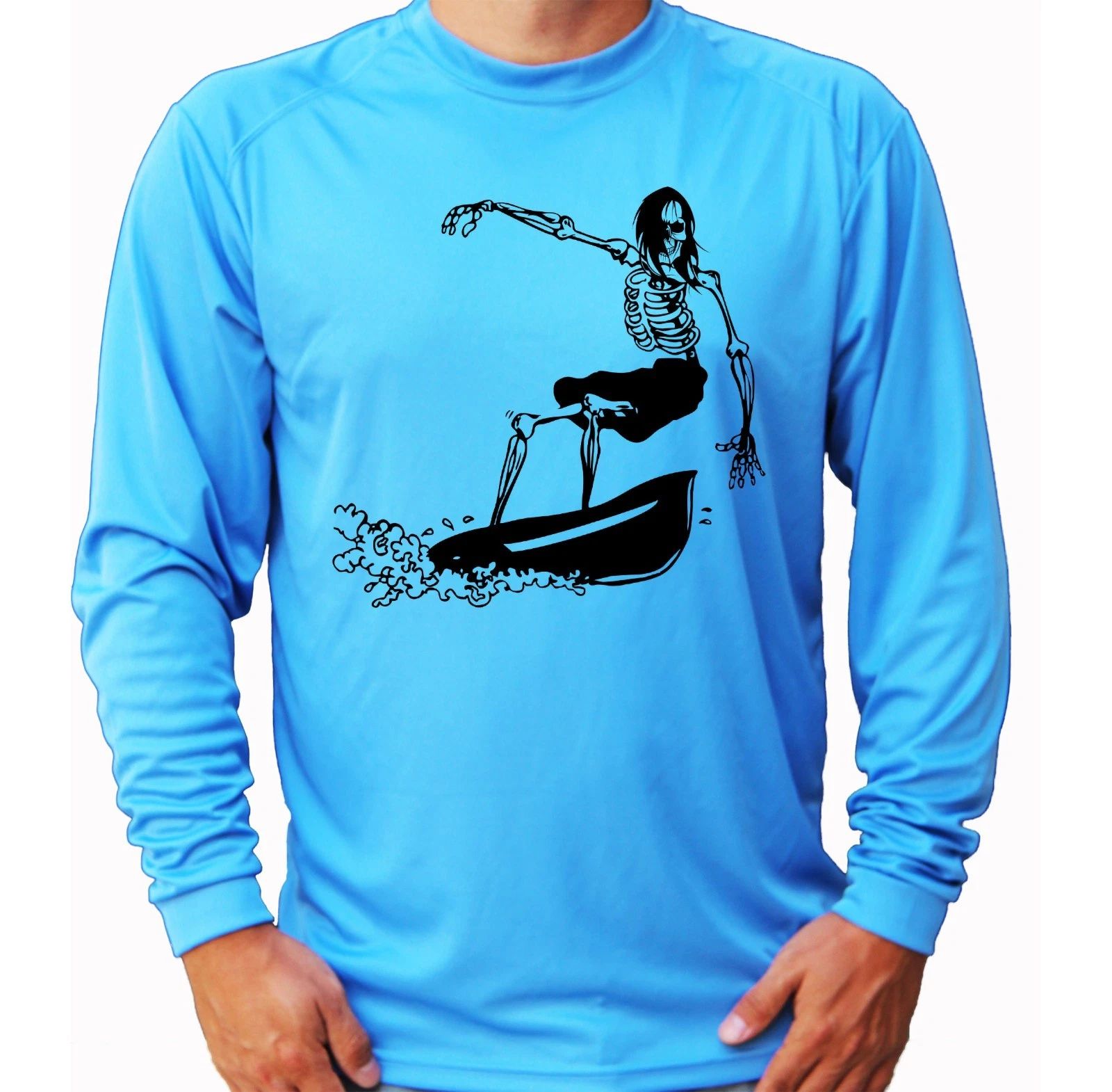 Surfing Board Surf Long Sleeve UPF 30 T-Shirt Fishing Boat Sport UV Protection Unisex T-shirt, Sweatshirt, Hoodie, Long Sleeve Tee - T-Shirt, Sweatshirt, Hoodie