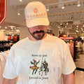 Born to jest force to joust graphic shirt Unisex T-shirt, Sweatshirt, Hoodie, Long Sleeve Tee - T-Shirt, Sweatshirt, Hoodie
