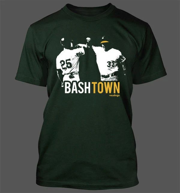 Bash Town T-Shirt - Oakland Athletics A's Baseball Bash Brothers Canseco McGwire Unisex T-shirt, Sweatshirt, Hoodie, Long Sleeve Tee - T-Shirt, Sweatshirt, Hoodie