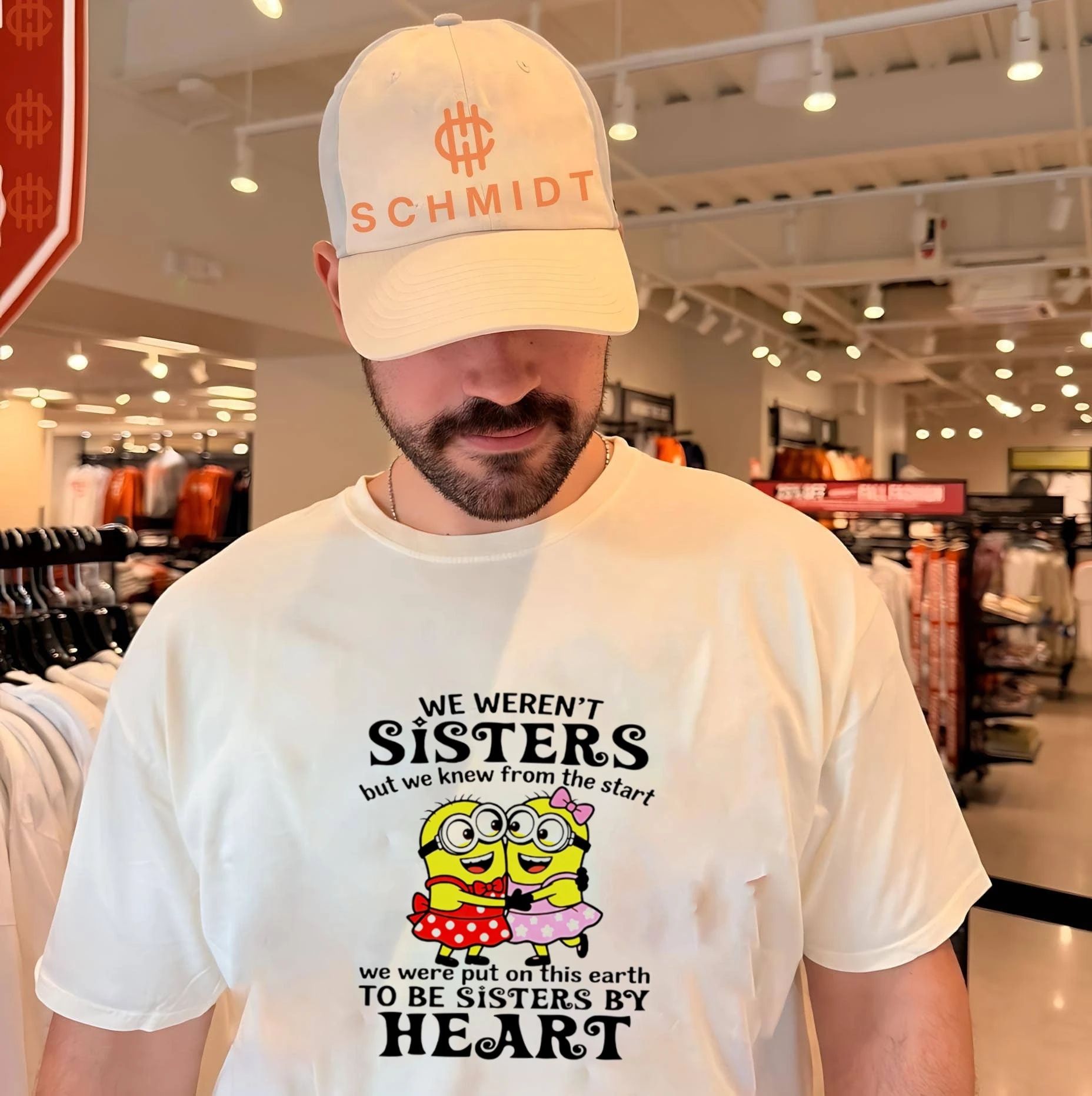 Minion We werent sisters but we knew we were sisters by Heart shirt Unisex T-shirt, Sweatshirt, Hoodie, Long Sleeve Tee - T-Shirt, Sweatshirt, Hoodie