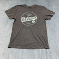 Volcom T Shirt Mens Medium Gray Graphic Print Americas First Boarding Company Unisex T-shirt, Sweatshirt, Hoodie, Long Sleeve Tee - T-Shirt, Sweatshirt, Hoodie