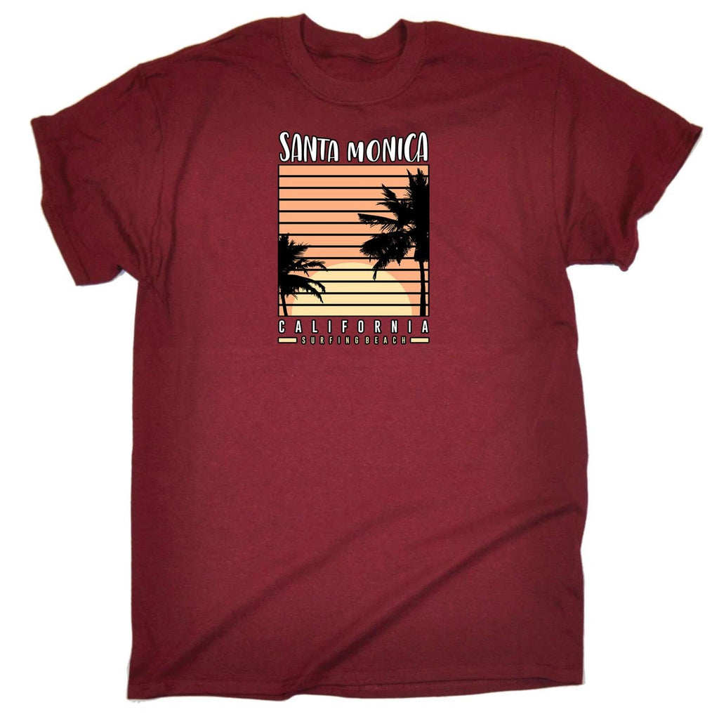Santa Monica California Surfing Surf Mens Funny Novelty T-Shirt T Shirt Tshirts Unisex T-shirt, Sweatshirt, Hoodie, Long Sleeve Tee - T-Shirt, Sweatshirt, Hoodie