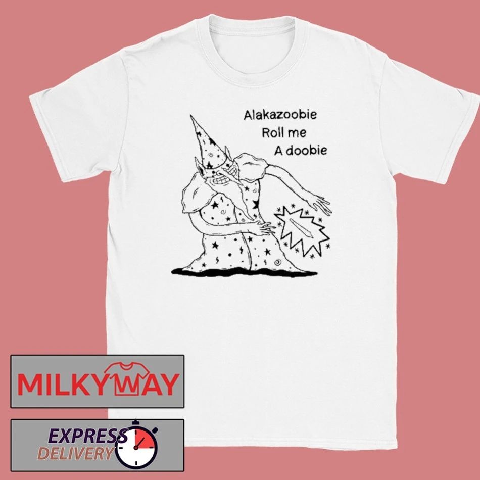 Wizard Meme Ala Kazoobie Roll Me A Doobie Shirt Unisex T-shirt, Sweatshirt, Hoodie, Long Sleeve Tee - T-Shirt, Sweatshirt, Hoodie