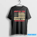 Justice For Charlie Kirk Vintage Flag Tshirts Sweater Unisex T-shirt, Sweatshirt, Hoodie, Long Sleeve Tee - T-Shirt, Sweatshirt, Hoodie