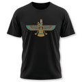 Faravahar Zoroastrian Winged Symbol T-Shirt | Ancient Persian Graphic Tee | V1 Unisex T-shirt, Sweatshirt, Hoodie, Long Sleeve Tee - T-Shirt, Sweatshirt, Hoodie
