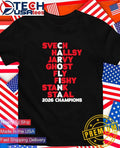 Carolina Hurricanes Hockey names 2026 Champs Svech Hallsy Jarvy Ghost Fly Fishy Stank Staal shirt - T-Shirt, Sweatshirt, Hoodie