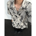 Men's Summer Fashion Trend Short Sleeved Shirt Street Loose Printed Shirt New Unisex T-shirt, Sweatshirt, Hoodie, Long Sleeve Tee - T-Shirt, Sweatshirt, Hoodie