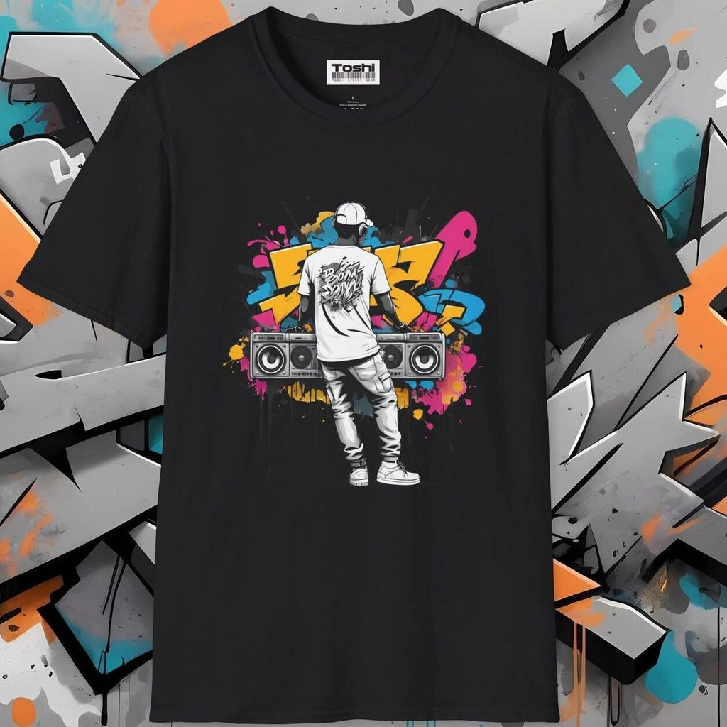 Graffiti DJ T-Shirt - Unisex Street Art Style Urban Music Graphic Tee Turntables Unisex T-shirt, Sweatshirt, Hoodie, Long Sleeve Tee - T-Shirt, Sweatshirt, Hoodie