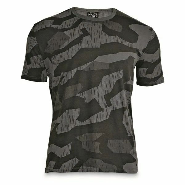 German Night Splinter Camouflage T-Shirt Combat Army Tee Cotton Blend Unisex T-shirt, Sweatshirt, Hoodie, Long Sleeve Tee - T-Shirt, Sweatshirt, Hoodie