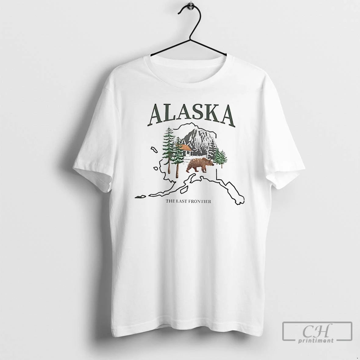 Classic Alaska The Last Frontier T Shirts Unisex T-shirt, Sweatshirt, Hoodie, Long Sleeve Tee - T-Shirt, Sweatshirt, Hoodie