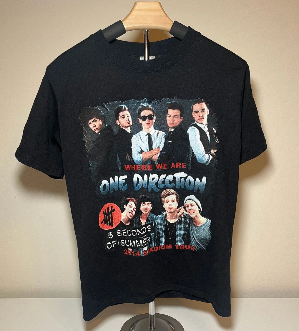 One Direction 2014 Stadium Tour Concert Graphic T-Shirt Vintage Band Tee S-5XL Unisex T-shirt, Sweatshirt, Hoodie, Long Sleeve Tee - T-Shirt, Sweatshirt, Hoodie