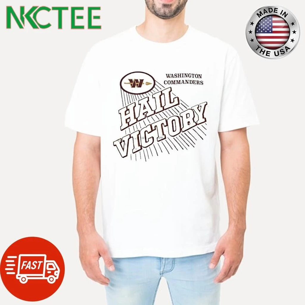 Washington Commanders 2026 Hail Victory Logo shirt Unisex T-shirt, Sweatshirt, Hoodie, Long Sleeve Tee - T-Shirt, Sweatshirt, Hoodie