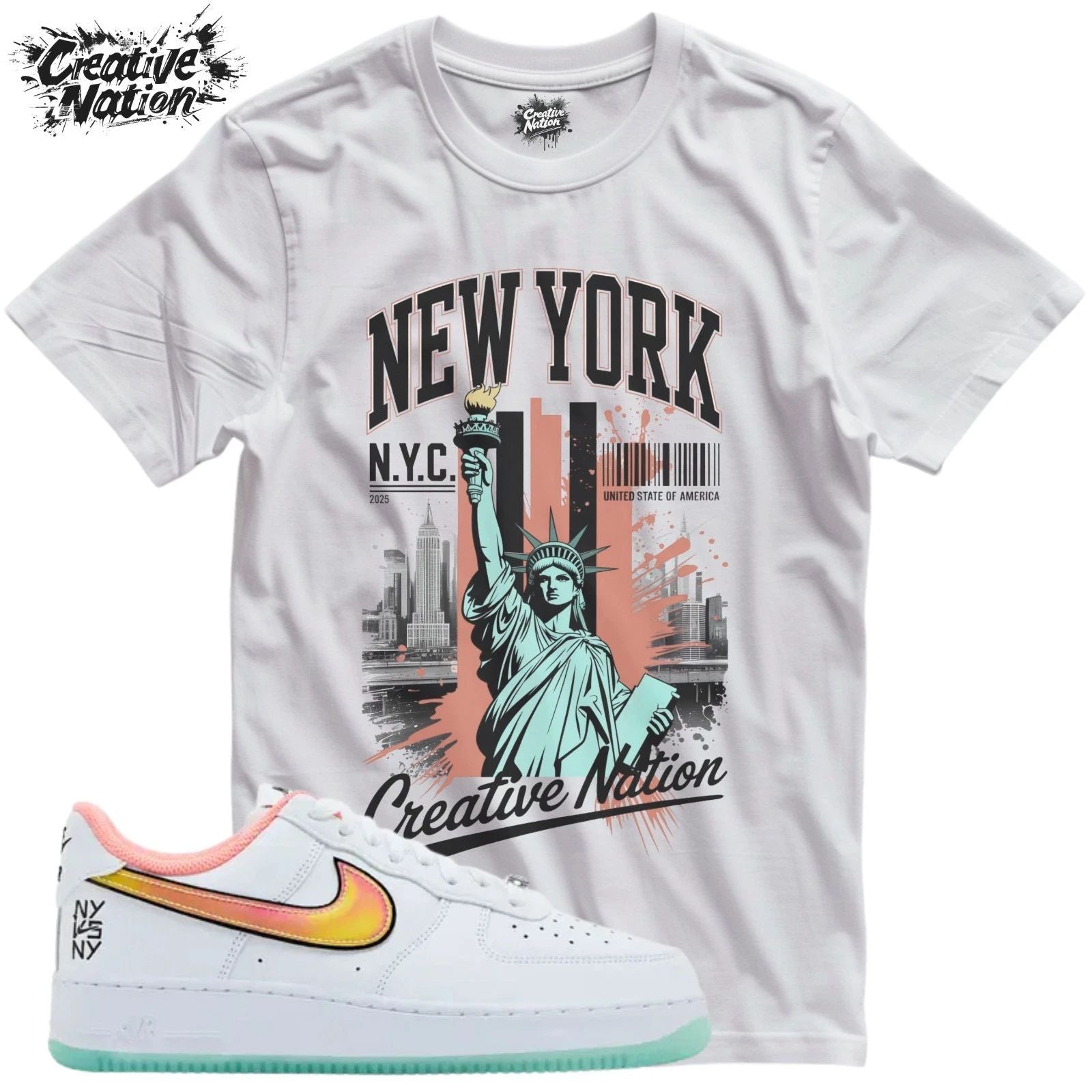 Shirt To Match Air Force 1 Low NY vs. NY Unisex Tee Sneaker Shirt New York Shirt Unisex T-shirt, Sweatshirt, Hoodie, Long Sleeve Tee - T-Shirt, Sweatshirt, Hoodie