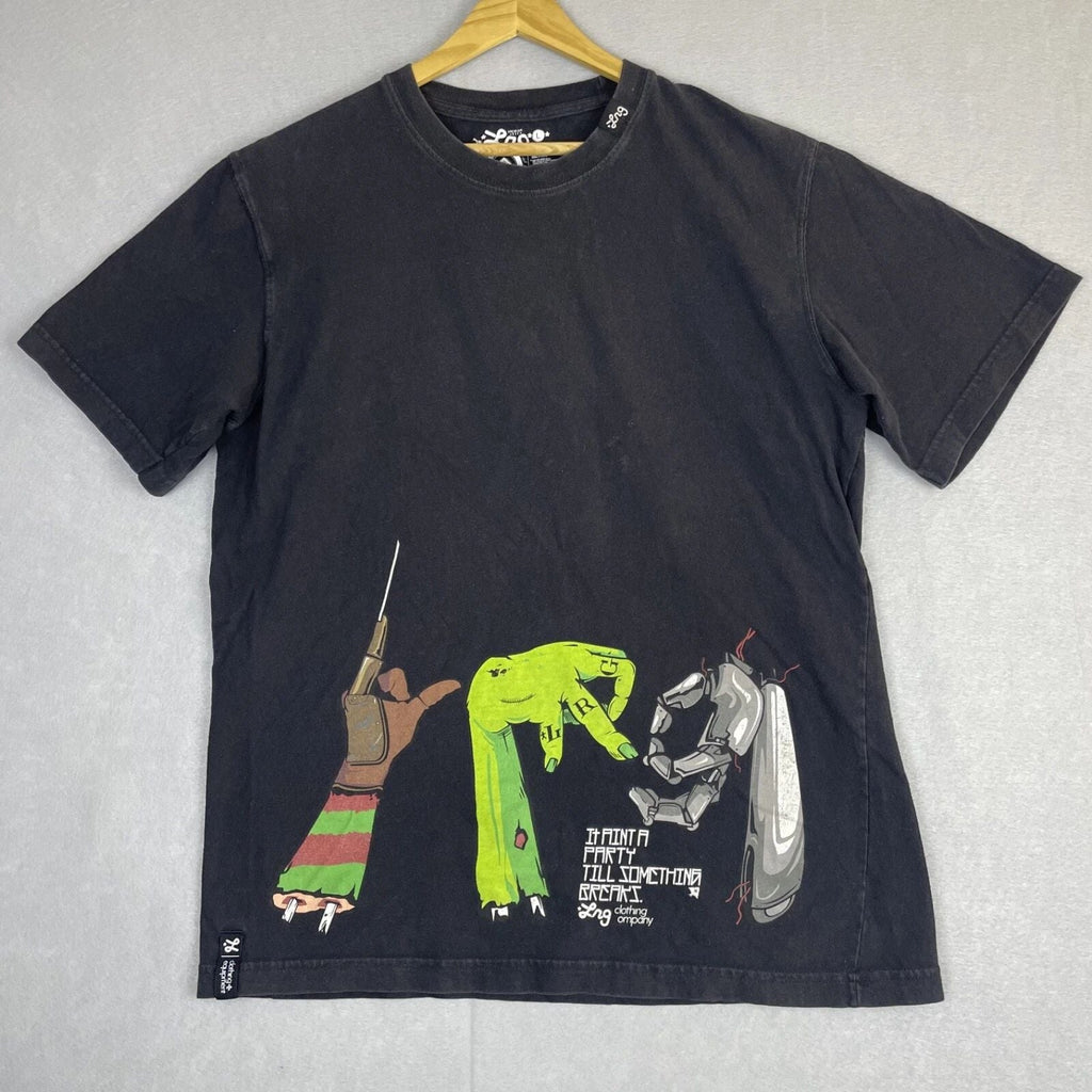 Vintage LRG T-Shirt Mens L Black Graffiti Art Tee Distressed Bleach Stain Rare Unisex T-shirt, Sweatshirt, Hoodie, Long Sleeve Tee - T-Shirt, Sweatshirt, Hoodie