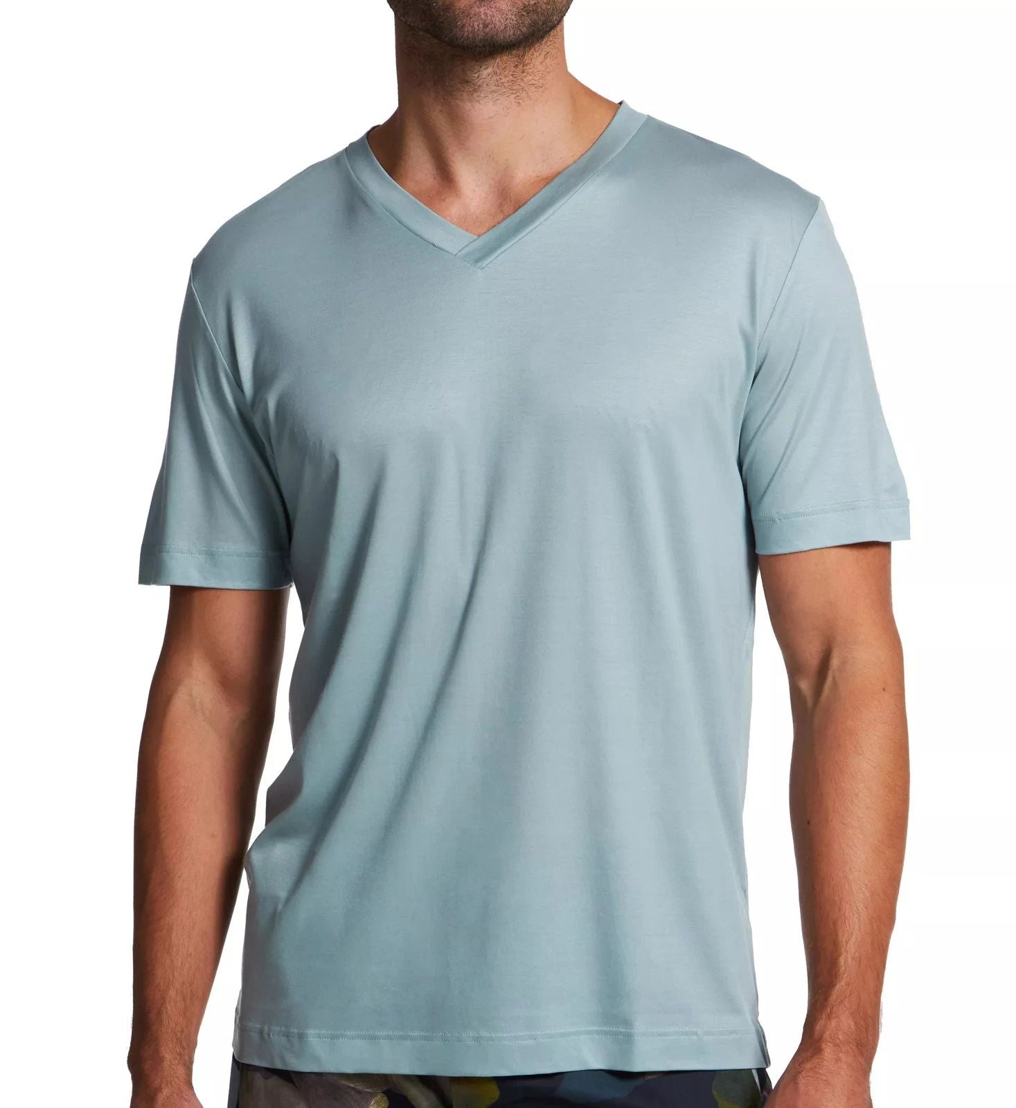 Zimmerli 8896009 Sustainable Luxury Short Sleeve V-Neck T-Shirt (Blue Grey L) Unisex T-shirt, Sweatshirt, Hoodie, Long Sleeve Tee - T-Shirt, Sweatshirt, Hoodie