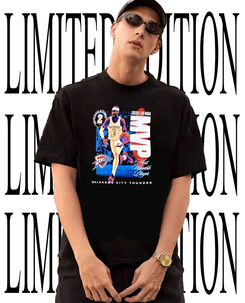 MVP Shai Gilgeous-Alexander 2025-2026 NBA OKC Thunder signature shirt Unisex T-shirt, Sweatshirt, Hoodie, Long Sleeve Tee - T-Shirt, Sweatshirt, Hoodie